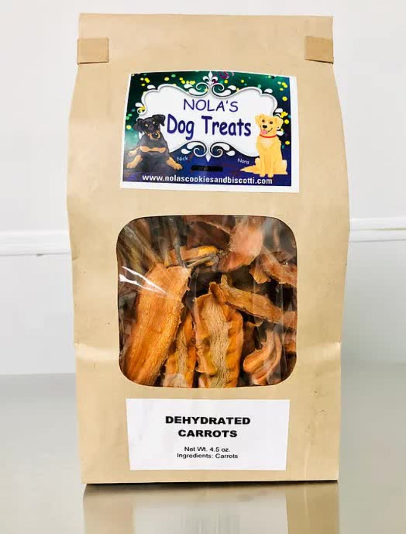 Nola's Dehydrated Carrot Treats
